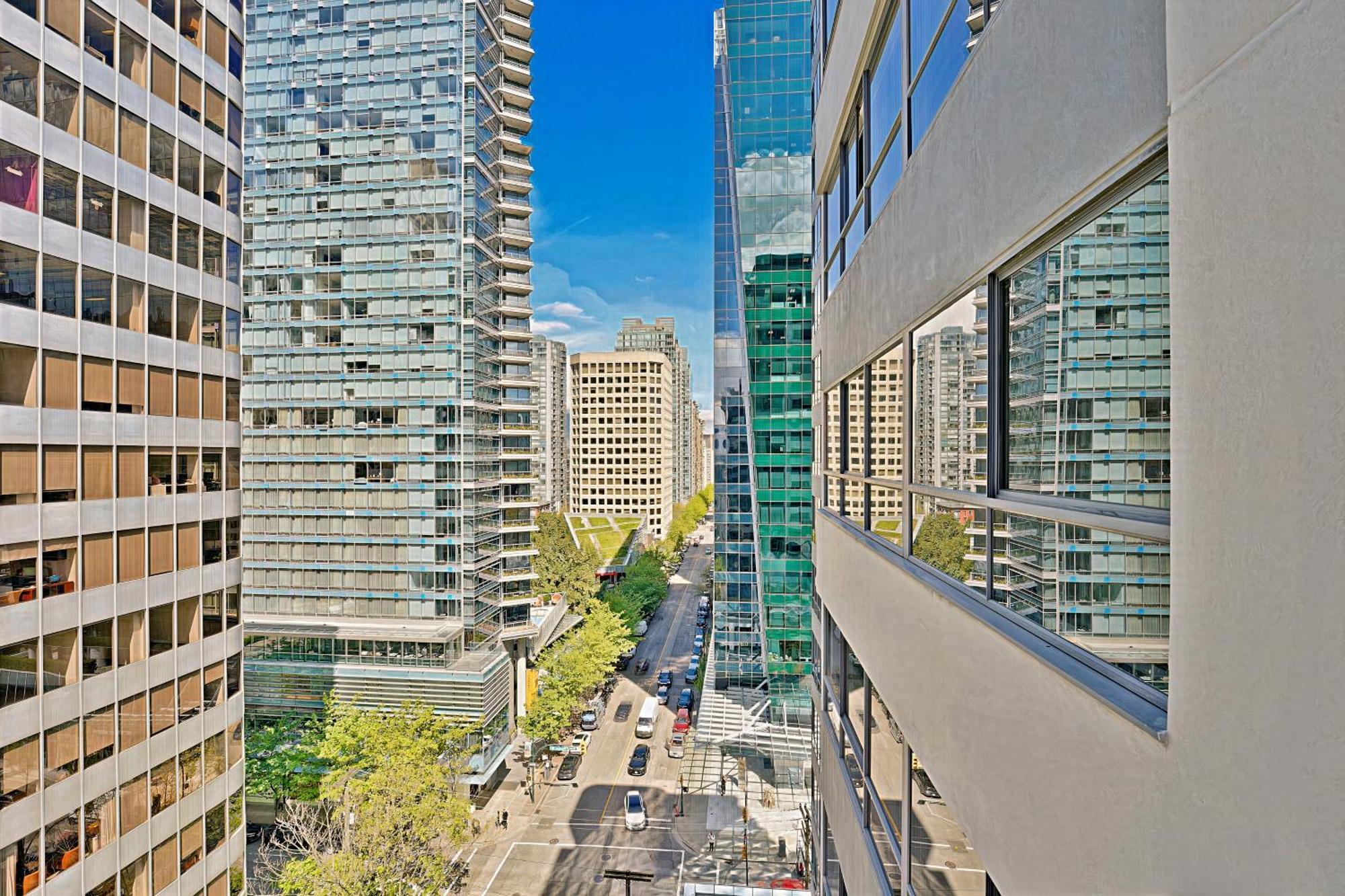 וונקובר Prime Location Stylish Two-Bedroom Apartment Overlooking Downtown מראה חיצוני תמונה